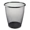 Safco 5 gal Round Indoor Metal Can, Black, Open Top, Steel, 13 in 9717BL - alternate 1